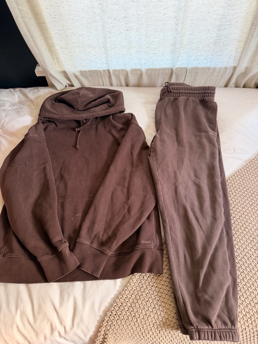 Brown Aritzia Sweatsuit